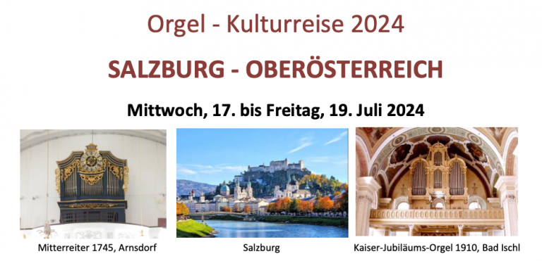 Mehr über den Artikel erfahren Orgel – Kulturreise 2024